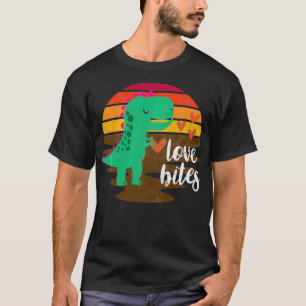 Camiseta Dinossauro Cinto dia de os namorados Para Re Bites
