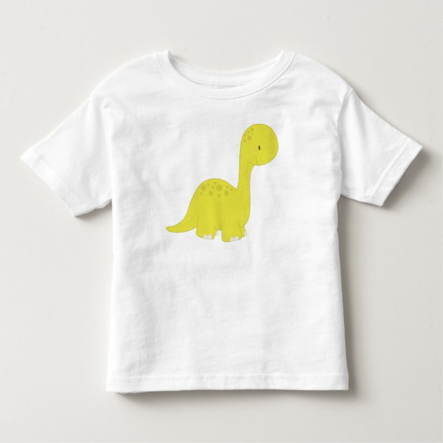 Camiseta Dinossauro Cinto, Dinossauro Bebê, Dino, Brontossa (Frente)