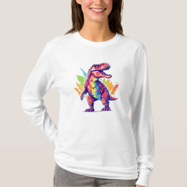 Camiseta Dinossauro Colorido