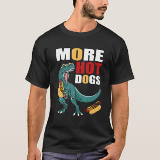 Camiseta Dinossauro Comendo Um Cachorro