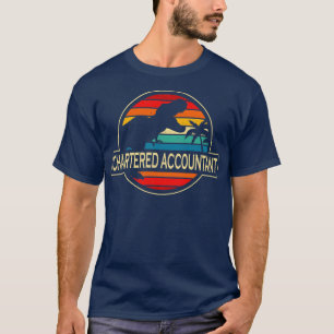 Camiseta Dinossauro Contabilista Caracterizado