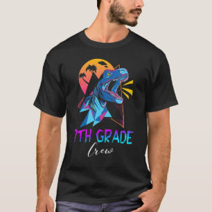 Camiseta Dinossauro Da Tripulação De 7 Grau, Primeiro Dia D