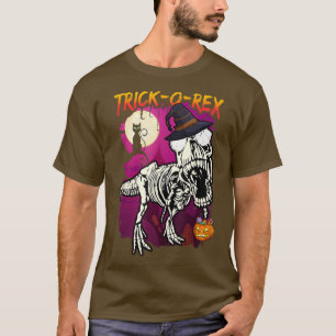 Camiseta Dinossauro das Halloween T Re Mummy Pumpkin Candy