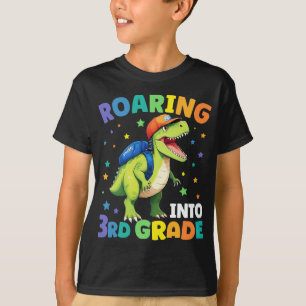 Camiseta Dinossauro De 3º Grau T Rex De Volta À Escola