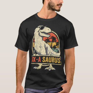 Camiseta Dinossauro de 6 anos 6 T Rex Dino 6