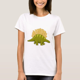 Camiseta Dinossauro de Batatas Fritas Engraçado