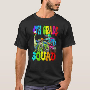 Camiseta Dinossauro de Caminhão Monstro do Quadrado do 4º G