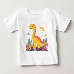 Camiseta Dinossauro de Desenho Animado Fofo – Dino Adorável