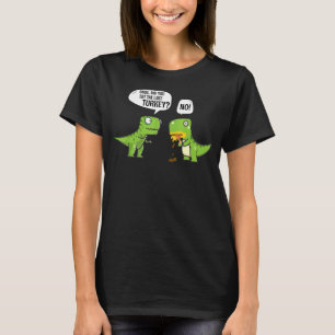 Camiseta Dinossauro De Fato De Ação De Graças Você Comeu Úl