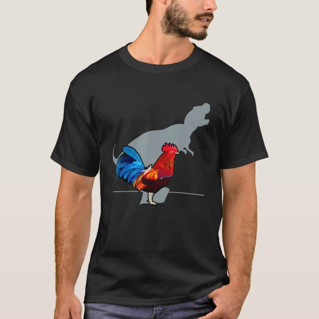 Camiseta Dinossauro de Galinha Animais (Frente)