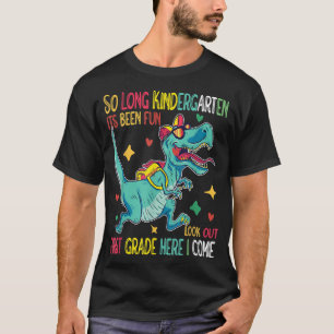 Camiseta Dinossauro De Graduação De Jardim De Infância Tão 