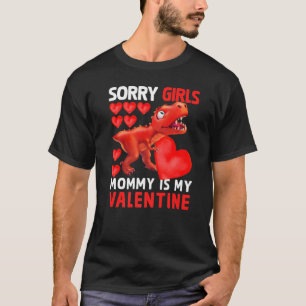 Camiseta Dinossauro, Desculpem, Mamãe De Meninas É Minha Na