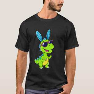 Camiseta Dinossauro Divertido de Páscoa