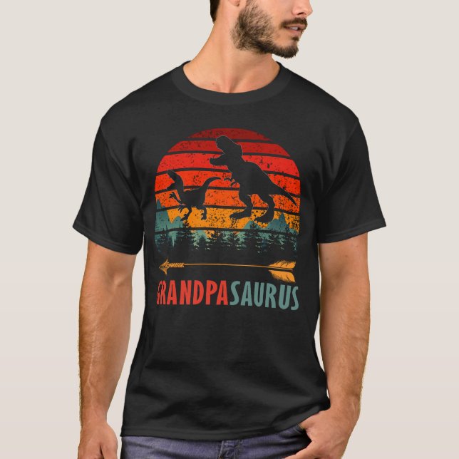Camiseta dinossauro do avô (Frente)