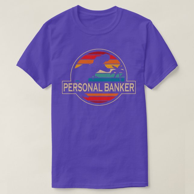 Camiseta Dinossauro do Banqueiro Pessoal (Frente do Design)