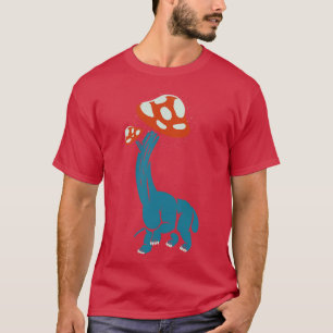 Camiseta Dinossauro do Cogumelo Brachiossauro por Tobe Fons
