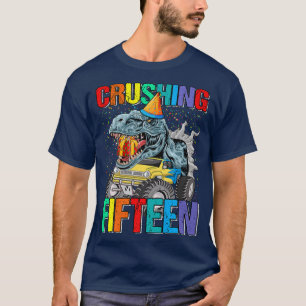 Camiseta Dinossauro do Monstro dos Caminhões de 15 Anos