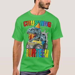 Camiseta Dinossauro do Monstro dos Quatorze Aniversários