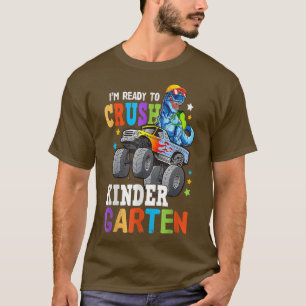 Camiseta Dinossauro do Monstro Engraçado Estou pronto para