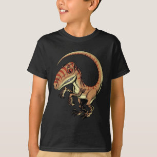 Camiseta Dinossauro do raptor do Velociraptor por Marco D
