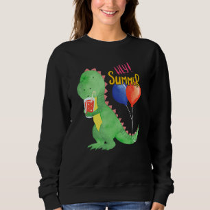 Camiseta Dinossauro Doce Com Refrescamento De Limonada Fo