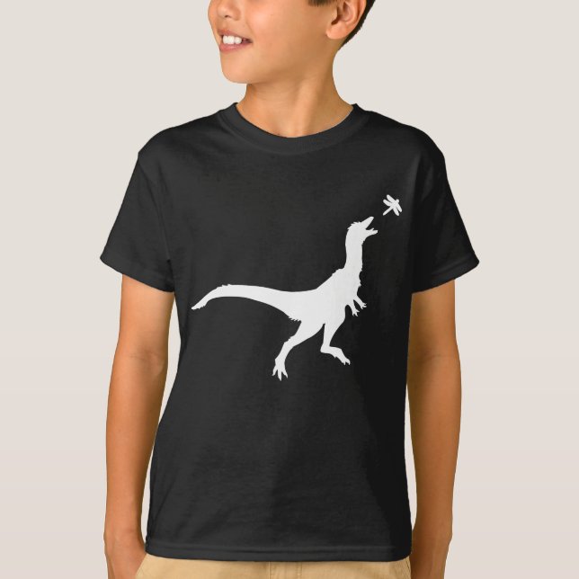 Camiseta Dinossauro e Dragonfly (Frente)