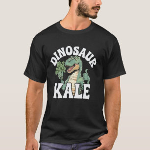 Camiseta Dinossauro Engraçado Couve Bruta Vegan Verduras Le