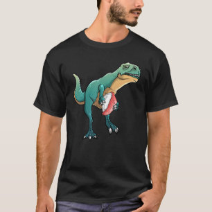 Camiseta Dinossauro Engraçado Para Homens Mulheres Sushi Ri