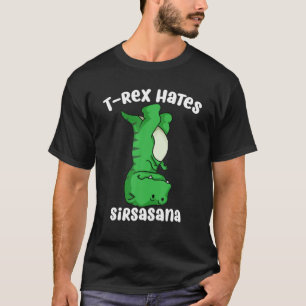 Camiseta Dinossauro Engraçado Presente Legal T-rex odeia Si