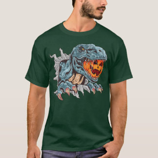 Camiseta Dinossauro Engraçado Que a cabeça come Mummy Pumpk