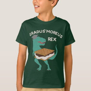 Camiseta Dinossauro engraçado Smores da graduação de