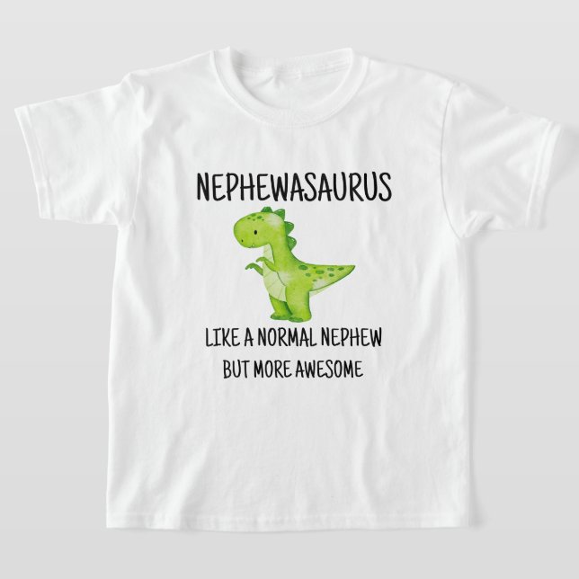 Camiseta Dinossauro engraçado sobrinho, presente (Postura )