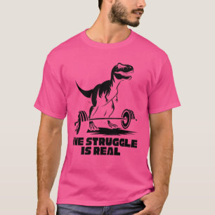 Camiseta Dinossauro, Engraçado T-Rex Gym, A Luta, R