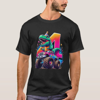 Camiseta Dinossauro engraçado T Rex Monster Truck I m 4 Hap