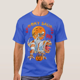 Camiseta Dinossauro Esqueleto T é assustador, Surus Spooky 