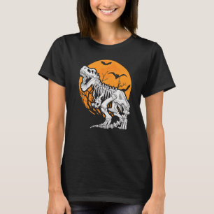 Camiseta Dinossauro Esqueleto T Rex Paleontólogo Dino Fossi
