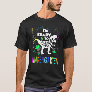 Camiseta Dinossauro, estou pronto para esmagar o jardim de