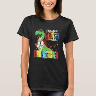 Camiseta Dinossauro Estou Pronto Para Esmagar O Jardim De I