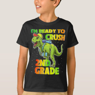 Camiseta Dinossauro, estou pronto para esmagar segundo de v