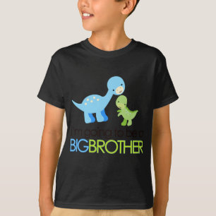 Camiseta Dinossauro eu estou indo ser um big brother
