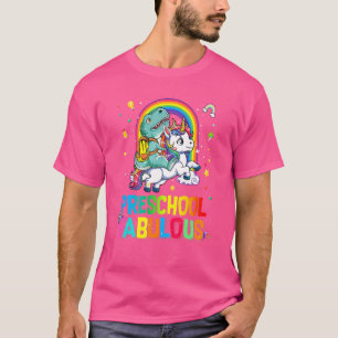 Camiseta Dinossauro Fabuloso da pré-escola que volta ao Uni
