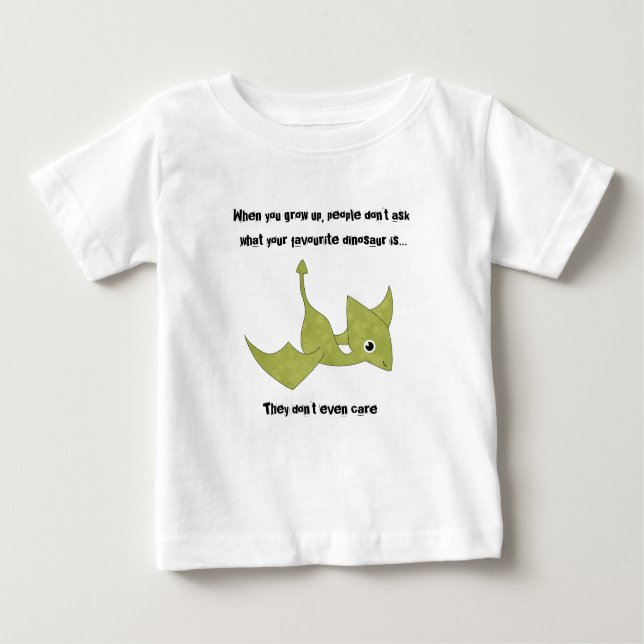 Camiseta Dinossauro Favorito com Pterodactilo (Frente)