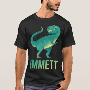 Camiseta Dinossauro Feliz - Nome Emmett
