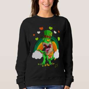 Camiseta Dinossauro Feliz Rua Pat Trex Day Dino St Patricks