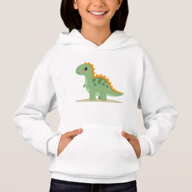 Camiseta dinossauro fofo (Frente)