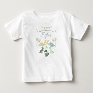 Camiseta Dinossauro Fofo Aquarela Personalizado