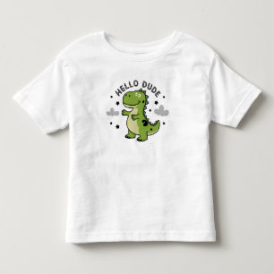 Camiseta Dinossauro Fofo para Crianças   Olá Amigão