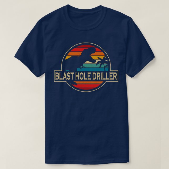 Camiseta Dinossauro Furador de Buraco (Frente do Design)