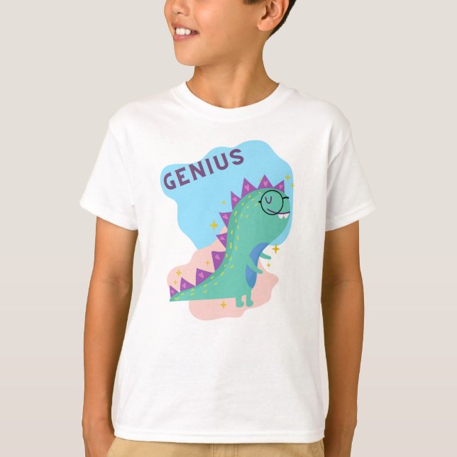 Camiseta Dinossauro GENIUS (Frente)