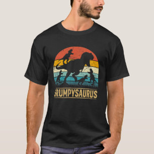 Camiseta Dinossauro Grumpy T Rex Grumpysaurus 4 Crianças Pa